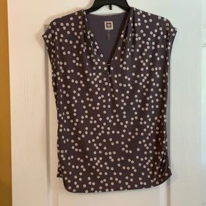 Polka dotted blouse
